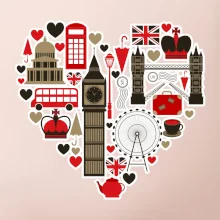 Britské srdce - objekty