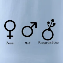 Muž žena programátor