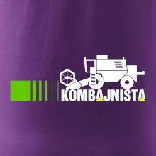 Kombajnista zelená a žltá
