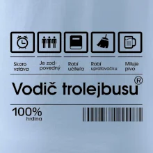 Čiarový kód - Vodič trolejbusu
