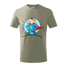Táta superman - dievča a chlapec