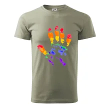 LGBT hand print