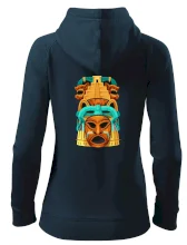 Mayová maska s pyramídou