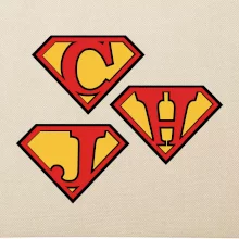 Superman písmeno Superman písmeno