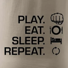 MMA eat sleep repeat