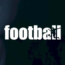 Football nápis Football nápis
