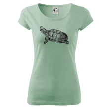 Ceruzkou kreslená korytnačka