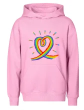 Srdce pride dúha kreslená