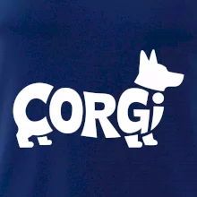 Corgi nápis v tele Corgi nápis v tele