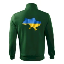 Ukrajina vlajka mapa