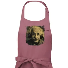 Albert Einstein so slúchadlami Albert Einstein so slúchadlami