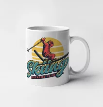 Skiing winter extreme cup