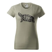 Ceruzkou kreslená korytnačka