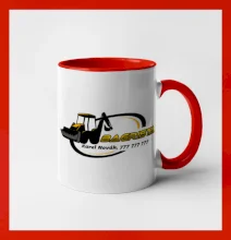 Bagrista v kruhu - vlastný nápis