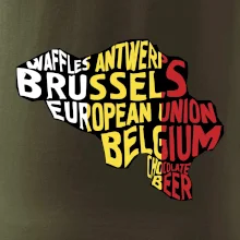 Mapy - názvy miest - Belgicko