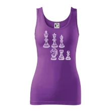 Šachové figúrky kreslené