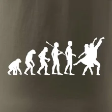 Evolúcia tanec - tancujúca dvojica