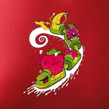 Milkshake vlak kreslený