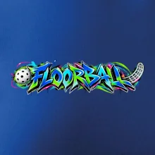 Florbalové graffiti v neonových barvách