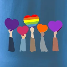 LGBT ruky srdce