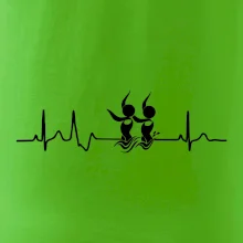 EKG synchronizované plávanie