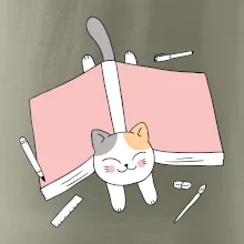 Učenie na štátnice mačka