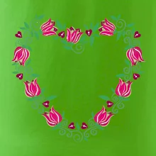 Červené tulipánové srdiečko (Pecka design) Červené tulipánové srdiečko (Pecka design)