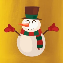 Vianočný snehuliak