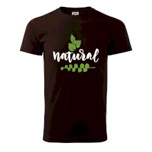 Natural - nápis v listoch
