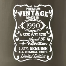 Vintage Etiketa - 1990