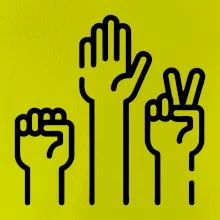 Kameň nožnice papier ikony