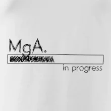 In progress titul MgA. magister / magistra umenia