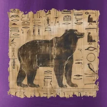 Egyptské hieroglyfy medveď