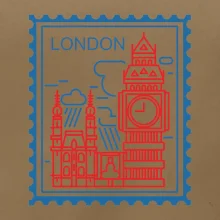 Londýn známka jednoduchá