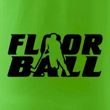 Floorball nápis rovný