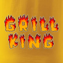 Grill King ohnivý nápis