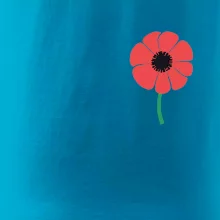 Vlčí mak ikonka na prsníku