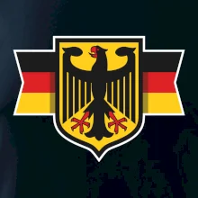 Nemecká orlica a vlajka