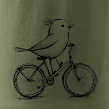 Vtáčik na bicykli