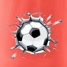 Futbalová lopta v triku Futbalová lopta v triku