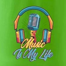 Music is my life slúchadlá
