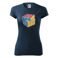 Rubikova kocka kreslená