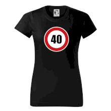 Dopravná značka - obmedzenie rýchlosti 40