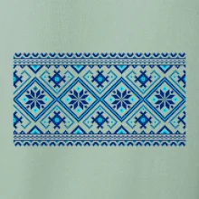 Ukrajinský vzor - modrý