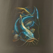 Obrázok sumec a kus stromu