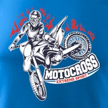 Motocross extreme sport fire