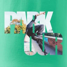 Parkour nápis v meste