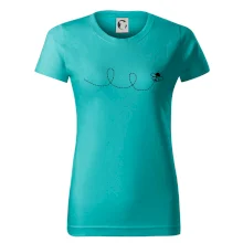 Dráha letu včely - slučka