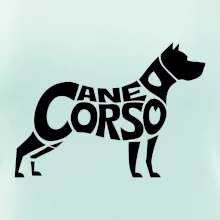 Cane corso nápis v tele