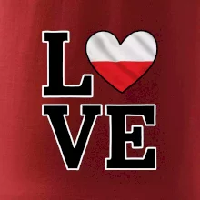 Love Poľská vlajka